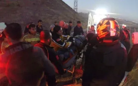 Sur Kırklar Dağı'nda Kaza: Şarampole Uçan Araçtan Film Gibi Kurtarma Operasyonu