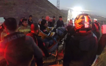 Sur Kırklar Dağı'nda Kaza: Şarampole Uçan Araçtan Film Gibi Kurtarma Operasyonu